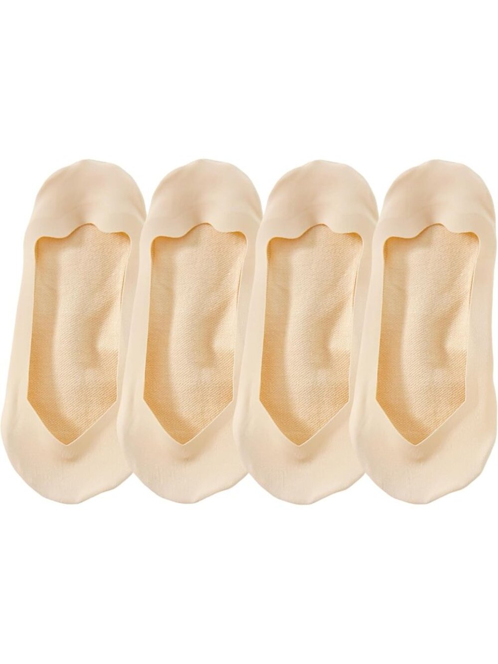 š§¦Women's All Nude Low Socks Made of Ice Silk Surface on Cotton on the Bottom